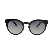 2017 Round Shape Fashion Acetate Sunglasses with Black Color